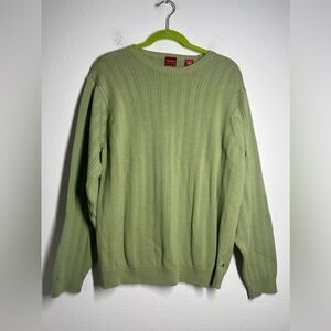 Y2K Arrow Cotton Heavy Green Sweater Outerwear 2000s Men’s Size L
